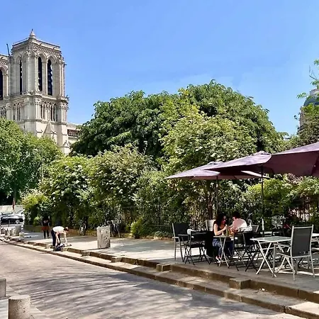 Appartamento Fantastic View On Notre Dame Abelard Parigi